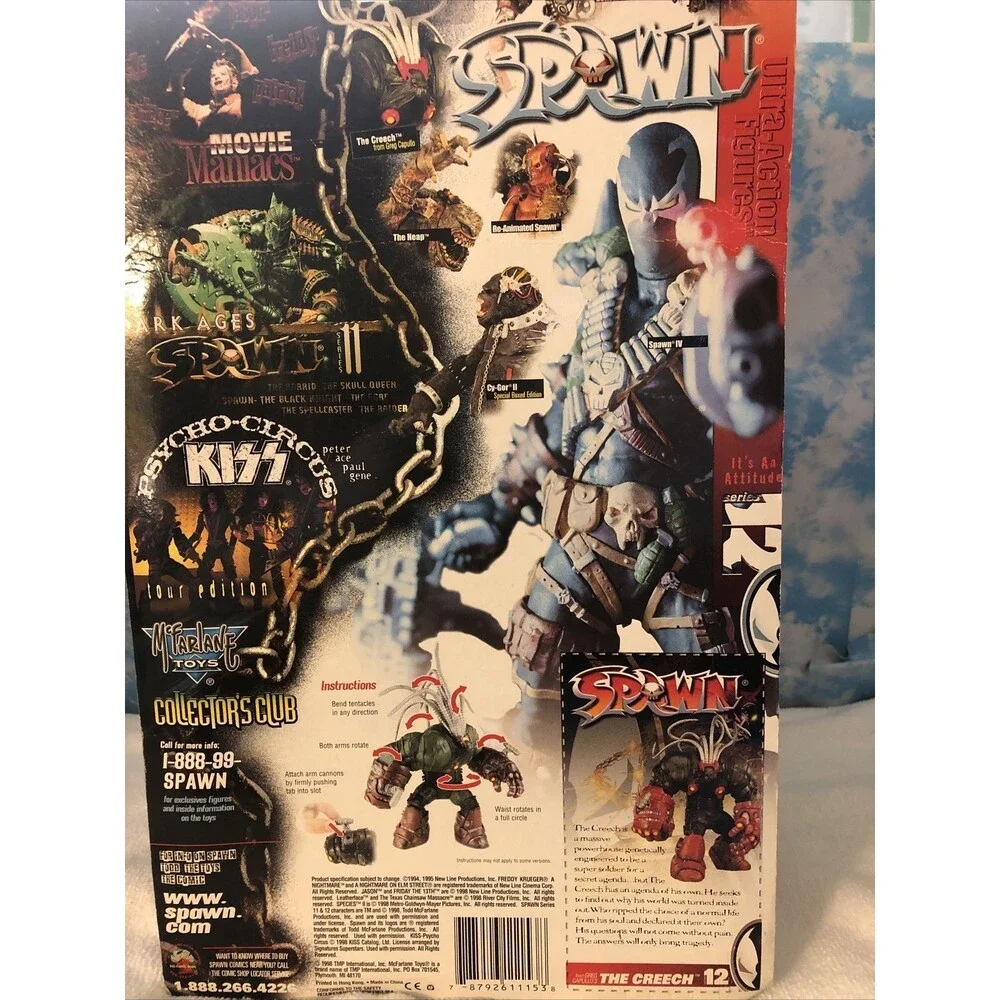 The Creech Todd McFarlane Spawn Action Figure Series 12 1998 New Sealed